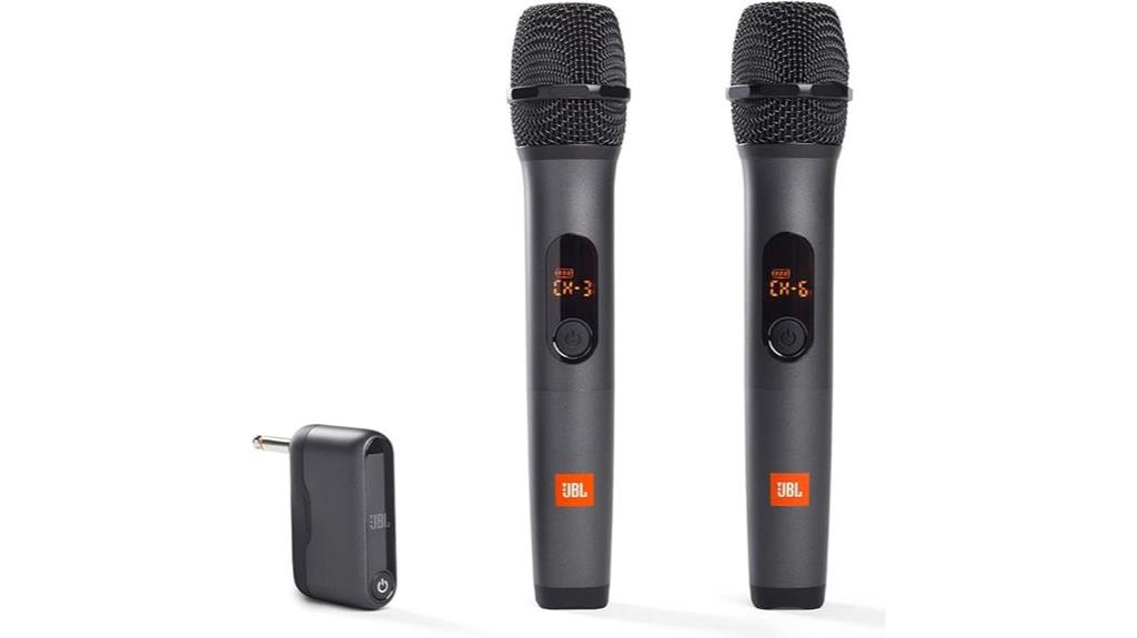 dual channel wireless microphone system