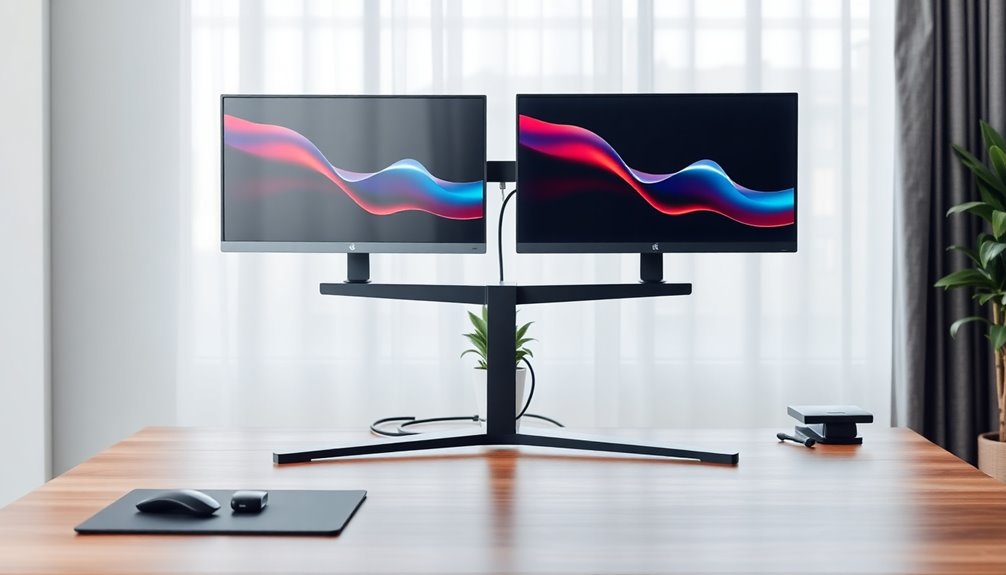 maximize workspace with stands