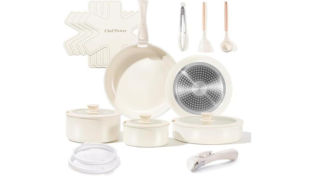 non toxic detachable cookware set