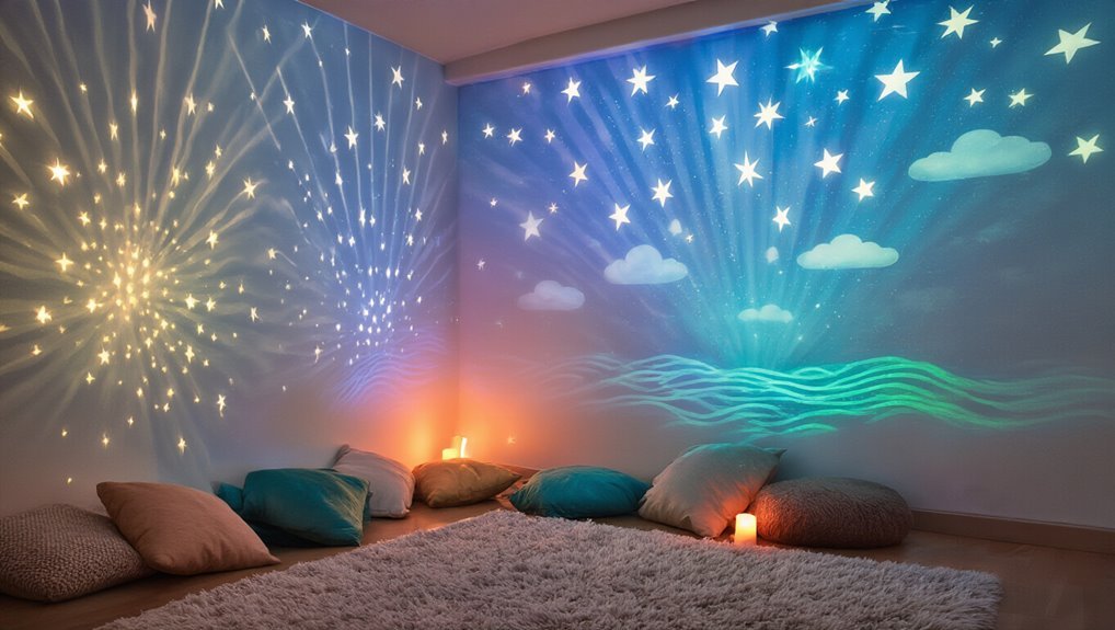 enchanting atmosphere room projectors